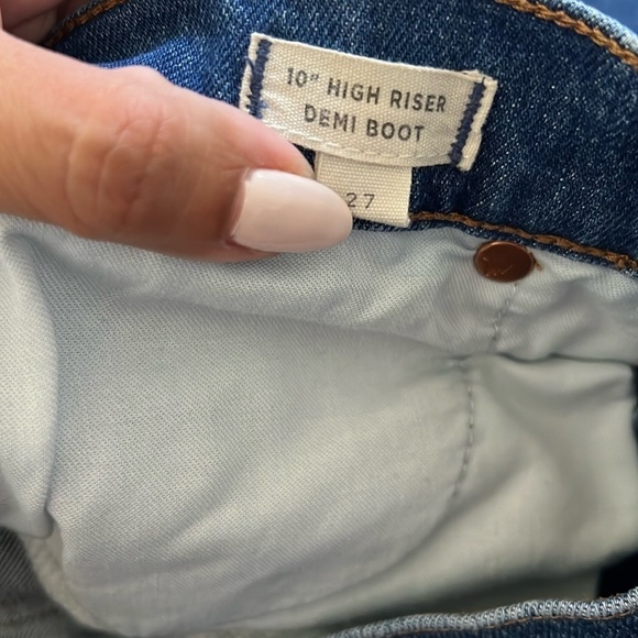 Madewell 10’ High Rise Demi-Boot Jeans - Picture 10 of 11